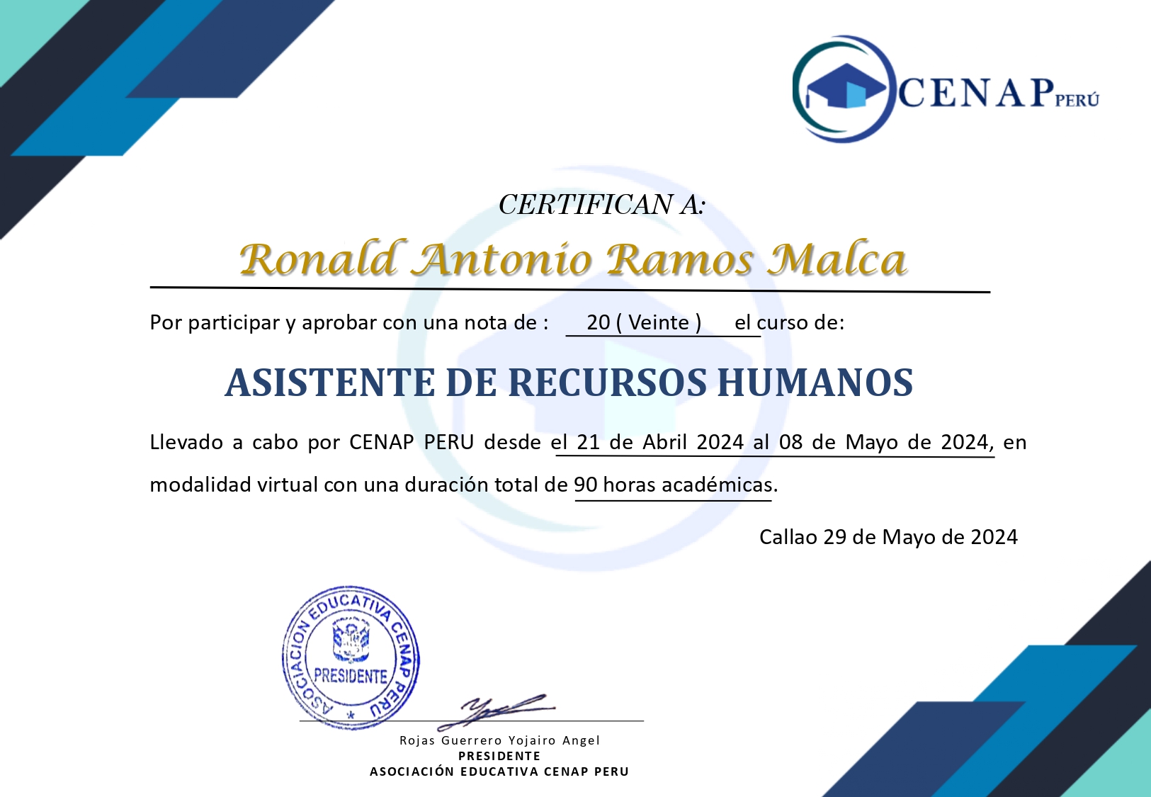 Asistente de Recursos Humanos